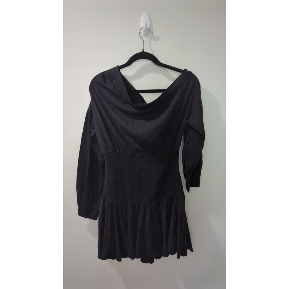 Free People Scorching Hot Black Mini Dress NWT - Picture 6 of 6